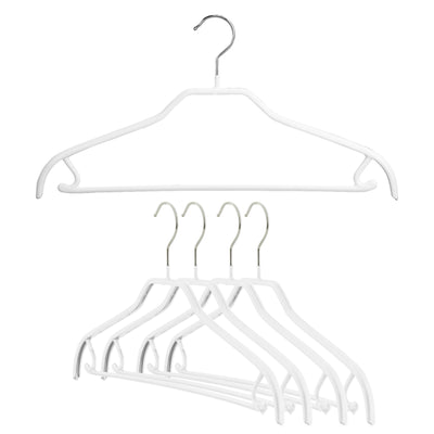 Silhouette Shirt Hanger with Bar & Hook, 41-FRS, White