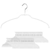 Silhouette Space-Saving Shirt Hanger, 42-FT, White