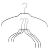 Silhouette Space-Saving Shirt Hanger, 42-FT, Silver