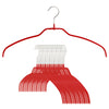 Silhouette Space-Saving Shirt Hanger, 42-FT, New Red