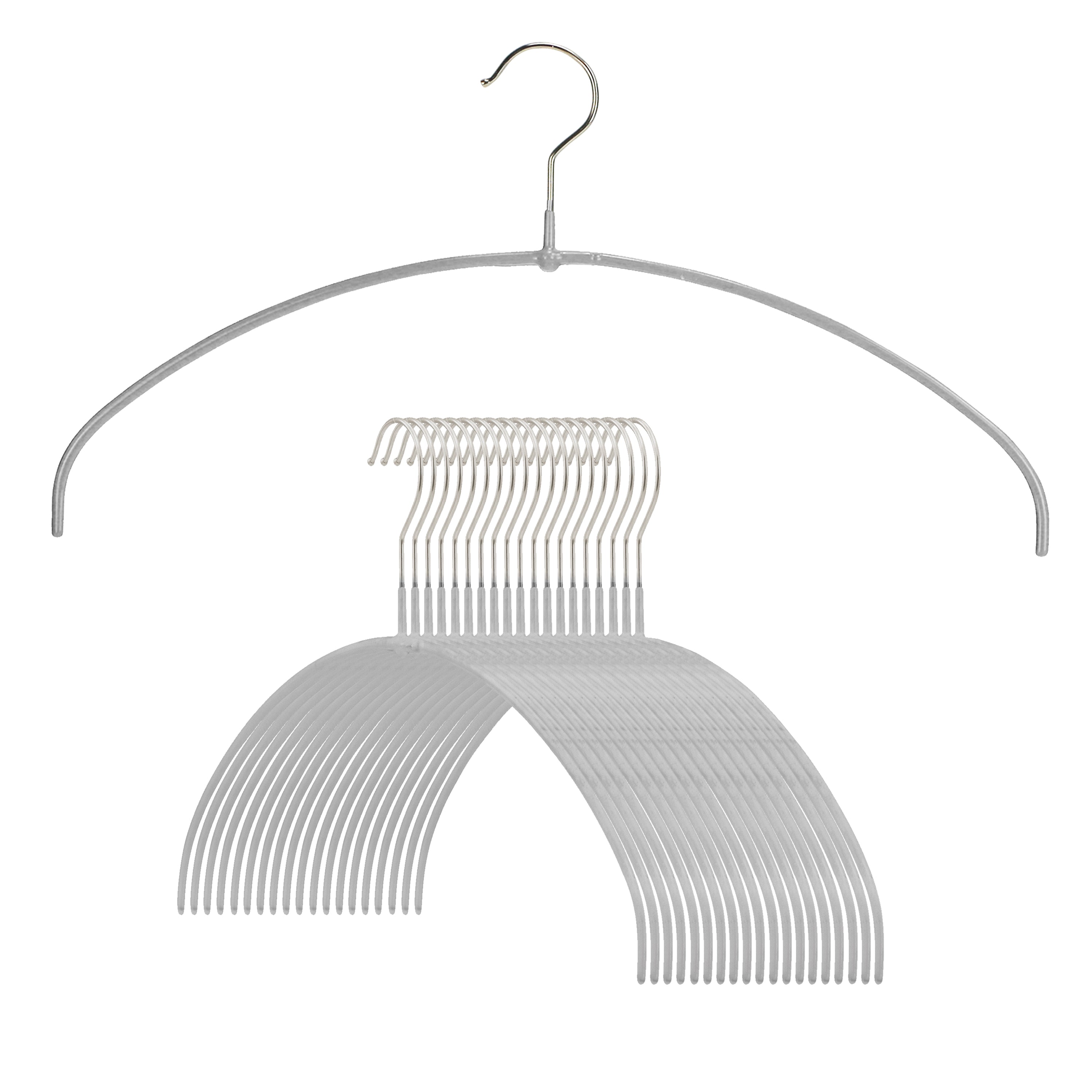 Mawa Euro Series Hanger for Shirts/Dresses - Pack of 2 - White