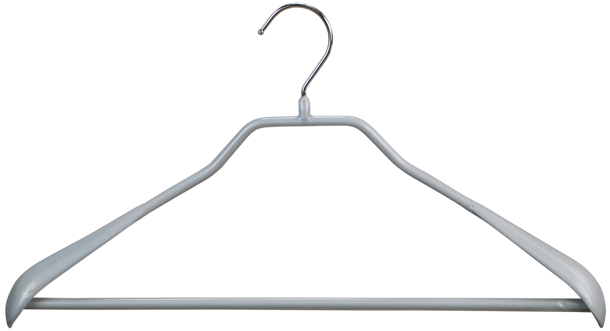 BodyForm Series- Steel Coated Hanger, Wide Shoulder Support, Model
