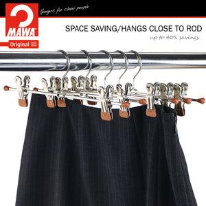 Pant, Skirt Hanger with Grip Coated Clips, K30D, Copper