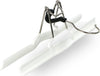 Pant Clamp Hanger with Slip Grip Coating, M-26, White