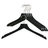 Metropolis Series, Bodyform Shirt with Shoulder Notches Hanger, Profi 45/RE, Black, Silver Hook