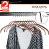 Silhouette Space-Saving Shirt Hanger, 42-FT, Copper