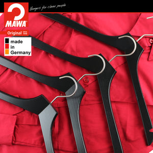 Metropolis Series, Bodyform Shirt with Shoulder Notches Hanger, Profi 45RE, Black, Silver Hook