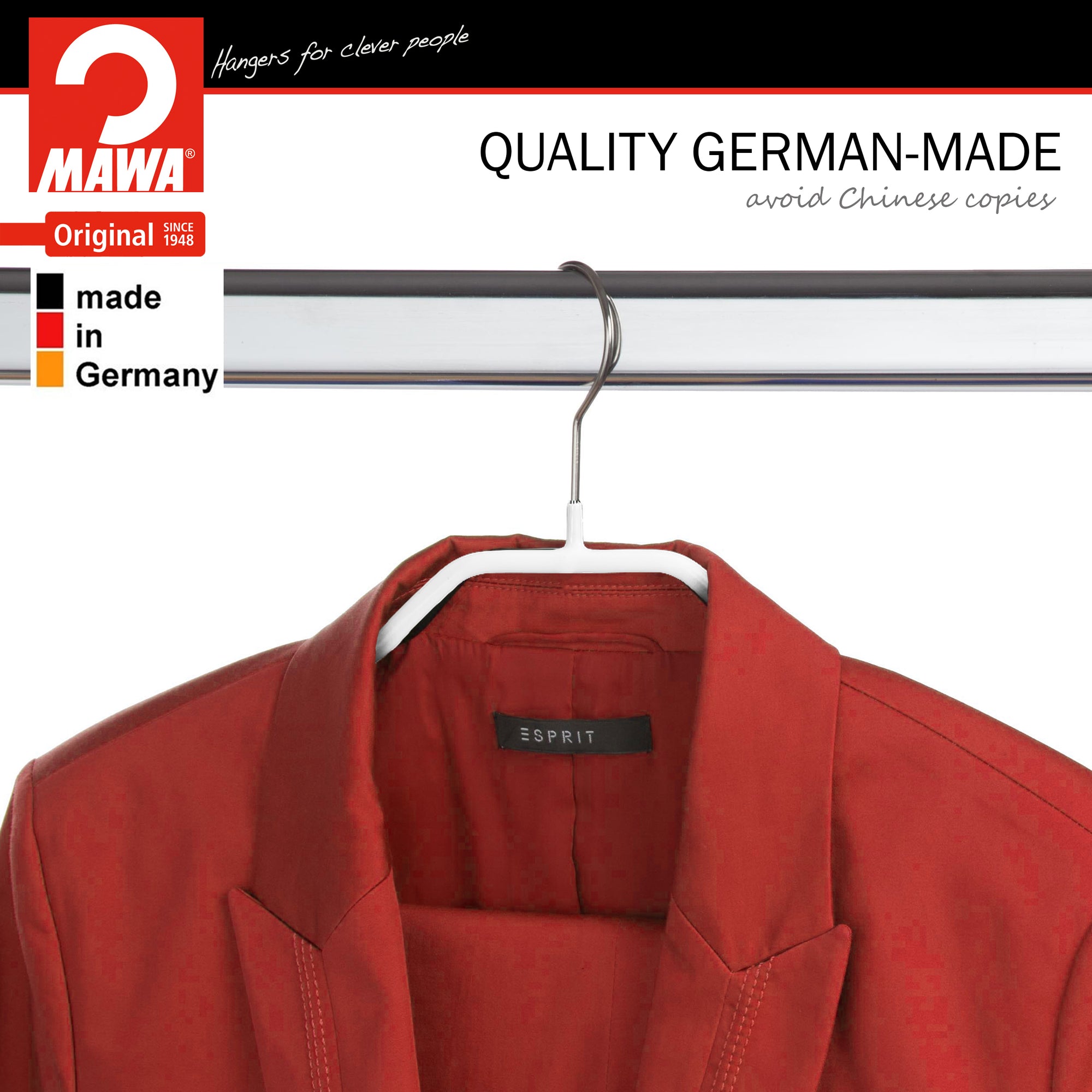MAWA European Space-Saving Hangers, 3 Colors, 8 Styles & Sets, Made in  Germany on Food52