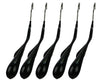 BodyForm Series- Steel Hanger Wide Shoulder Support & Pant Bar- Wide Width, Model 46-LS, Black