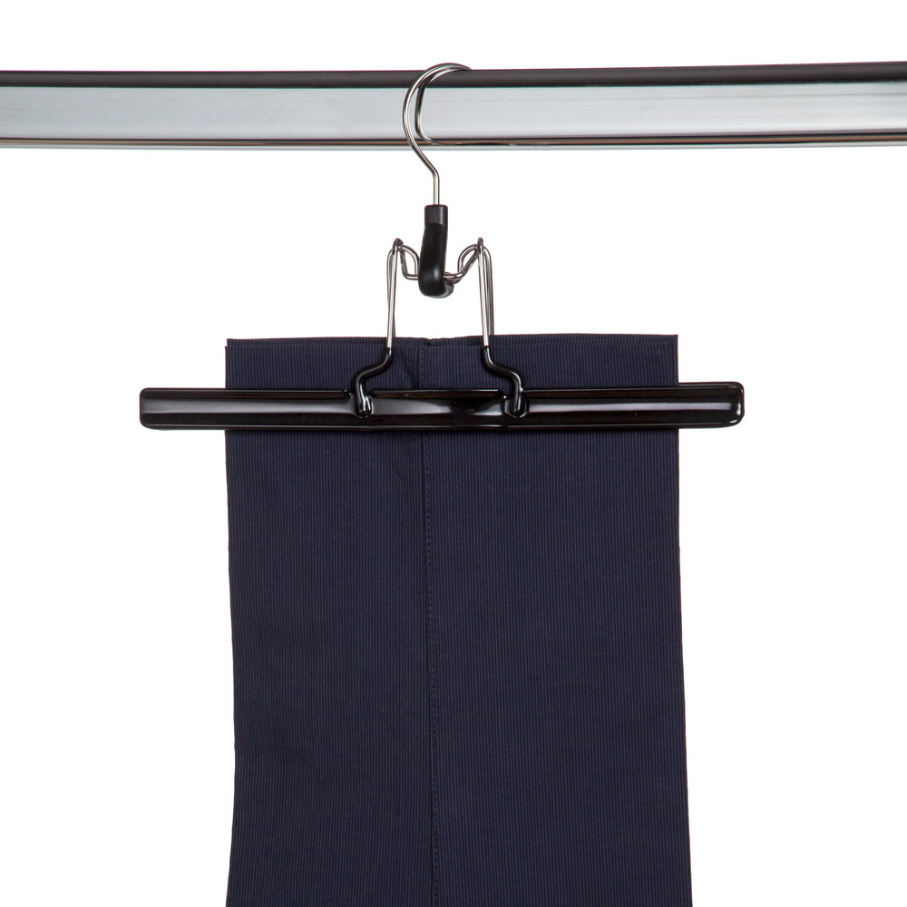 Pant Clamp Hanger with Slip Grip Coating, M26, Black