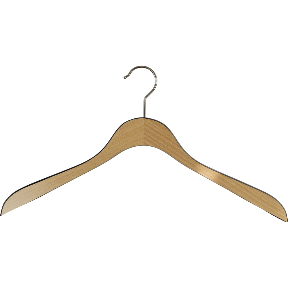 Loft Series- Bi-Color Wooden Hanger, Shirt & Coat Hanger, Model Comfort44