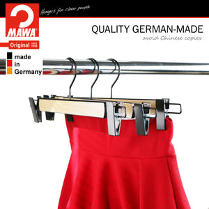 Loft Series- Bi-Color Wooden Hanger, Pant & Skirt Hanger with clips, Model Trend 35D