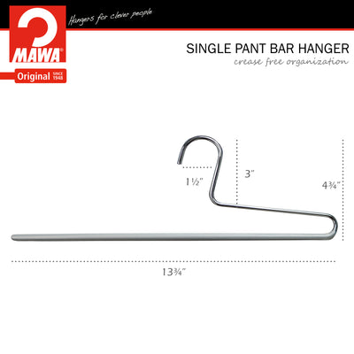 Each hanger is 13.75 inch wide by 4.75 inch height