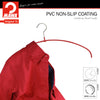 Euro Space-Saving Shirt & Dress Hanger, 40-PT, New Red