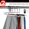 Pant Hanger with Grip Coating, Reverse Hook, KH-35U, White