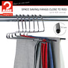 Pant Hanger with Grip Coating, Reverse Hook, KH-35U, Black