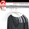 Euro Space-Saving Shirt & Dress Hanger, 40-PT, White
