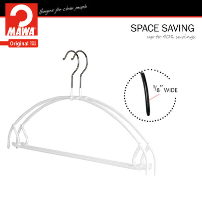 Euro Space-Saving Shirt with Pant Bar & Skirt Hook Hanger, 42-PTU
